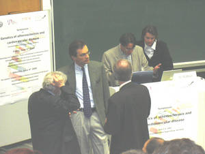Discussion at the lectern